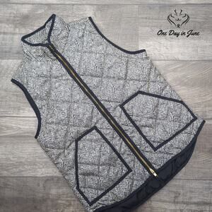 J.Crew Full Zip Quilted Vest Size S
